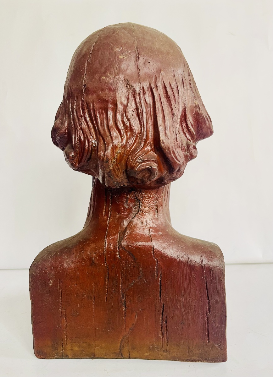 Wooden Statue Of Samuel Hahnemann-photo-2